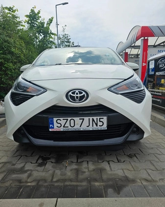 Toyota Aygo cena 34900 przebieg: 105550, rok produkcji 2019 z Żory małe 67